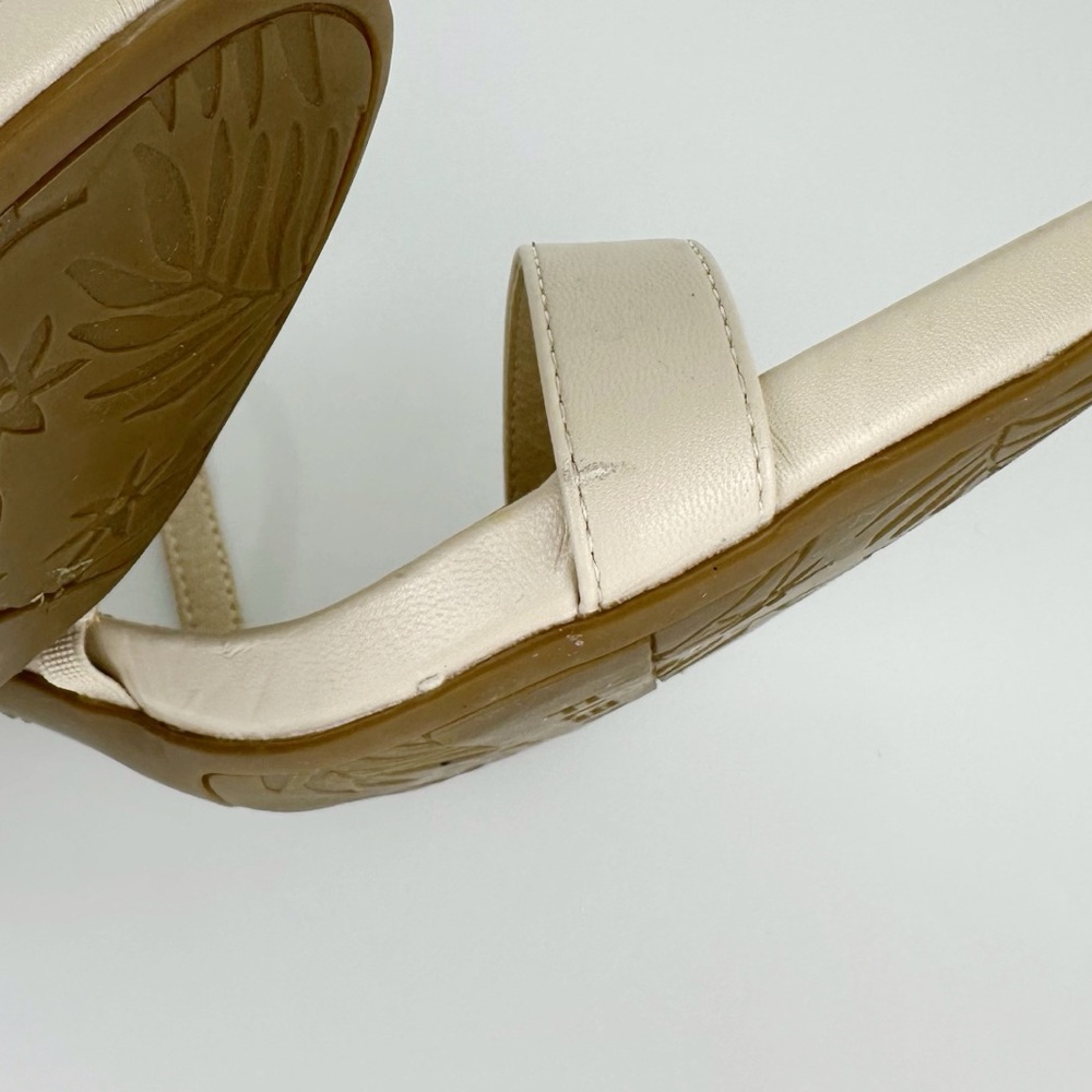 Life Stride Women's Masquerade Strappy Heeled Sandals Cream Size 12 - Picture 9 of 12